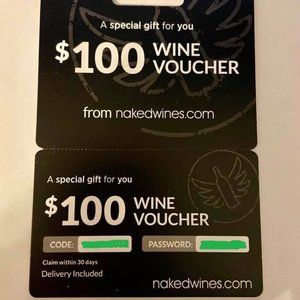 $100 Wine Voucher